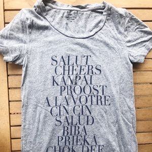 Cheers! J Crew Tee